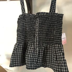 Forever 21 gingham tank top